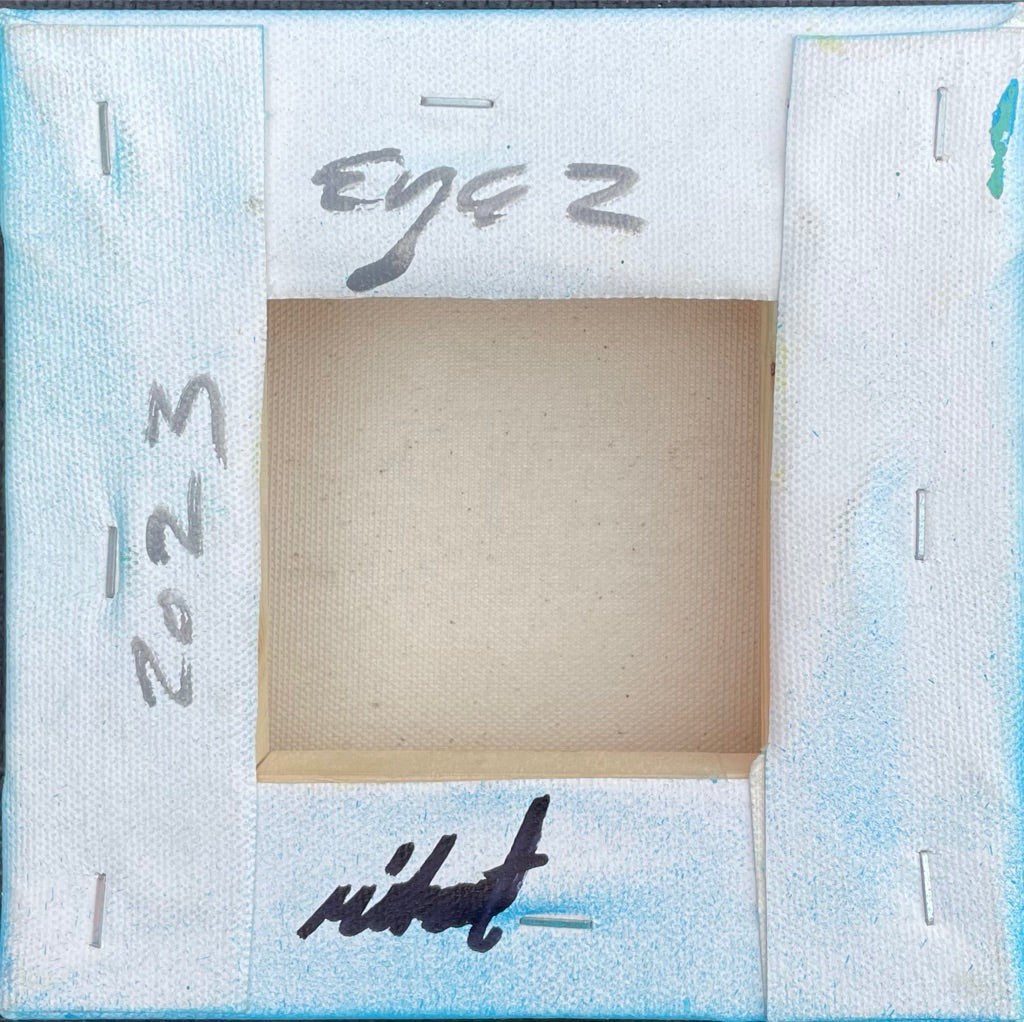 Rik Catlow X @EYEZ C👁LLAB👁RATE Painting 3 EYED Blue
