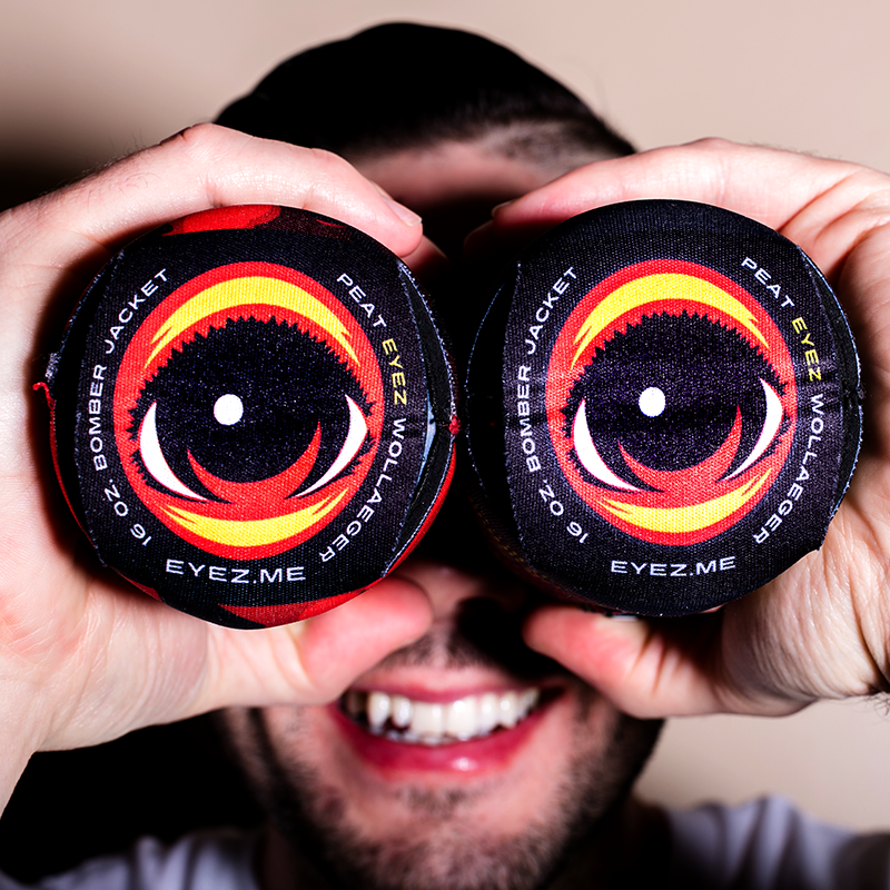 Woven EYEZ 16 oz Drink Coozie - Bomber Jacket