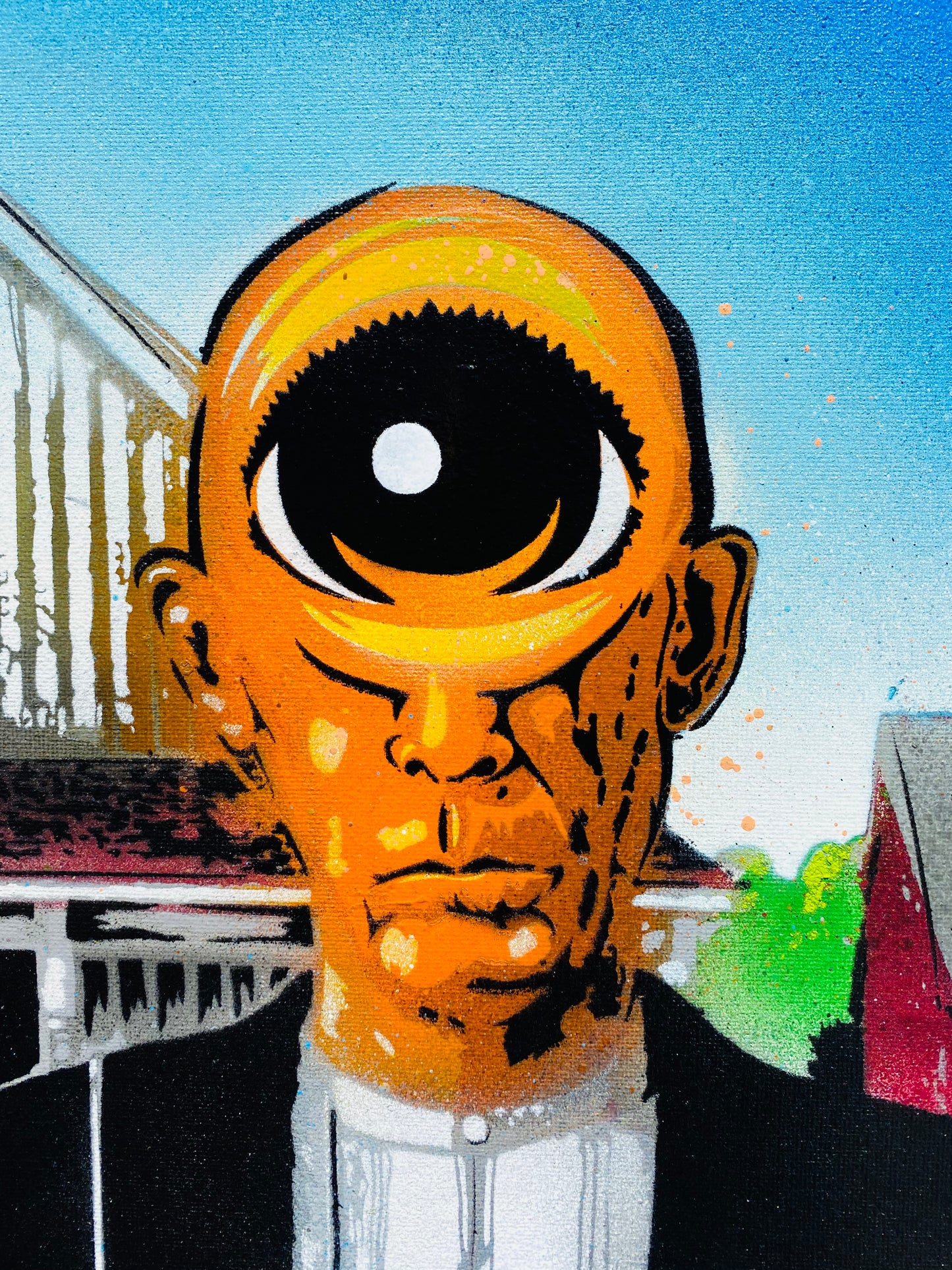 EYEmerican Gothic - Full Color Painting