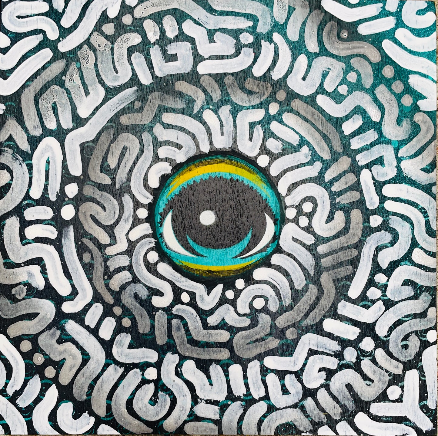 Jaiye Farrell @EYEZ C👁LLAB👁RATE Painting