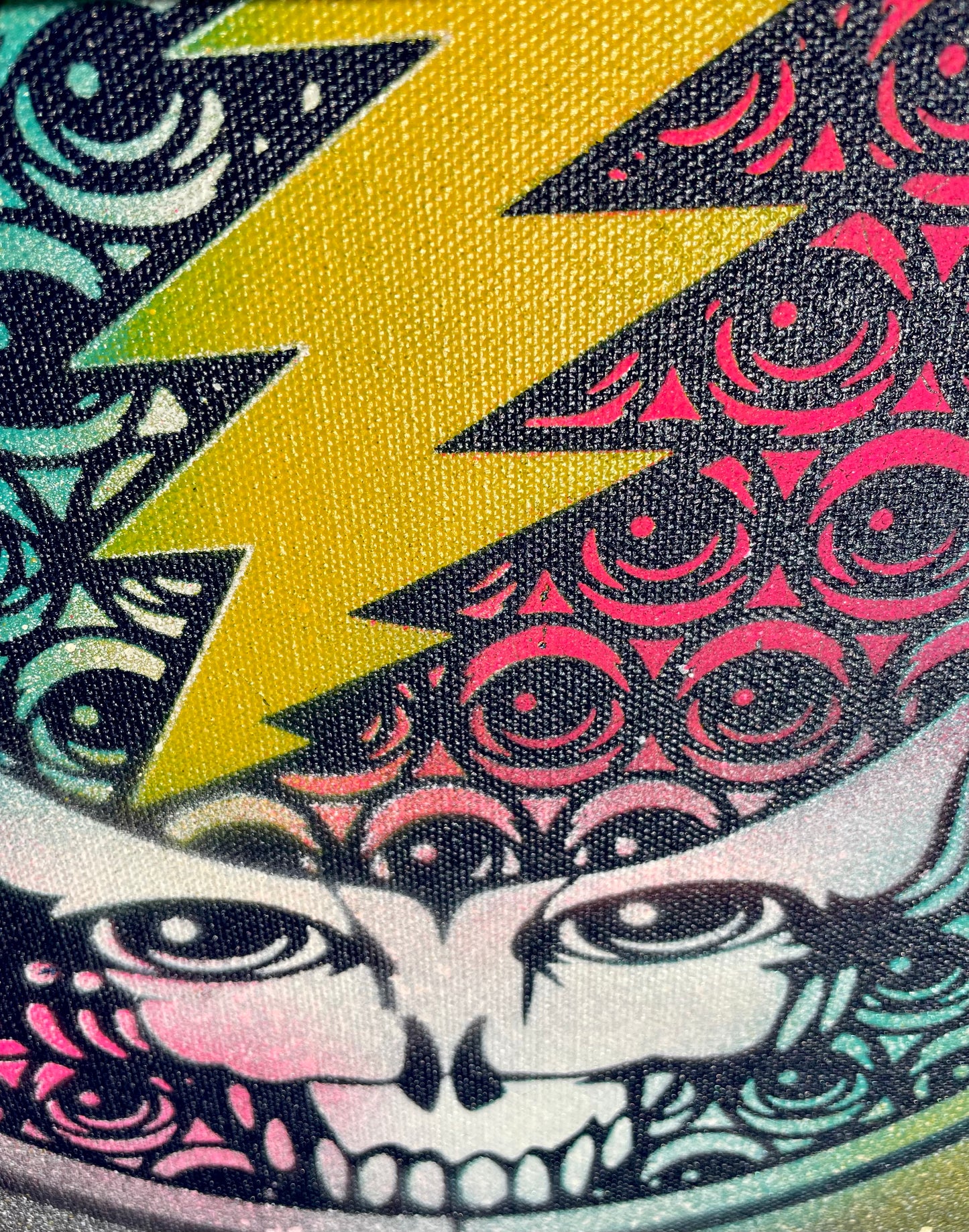 Grateful Eyez Painting - 12x12 inch on canvas.