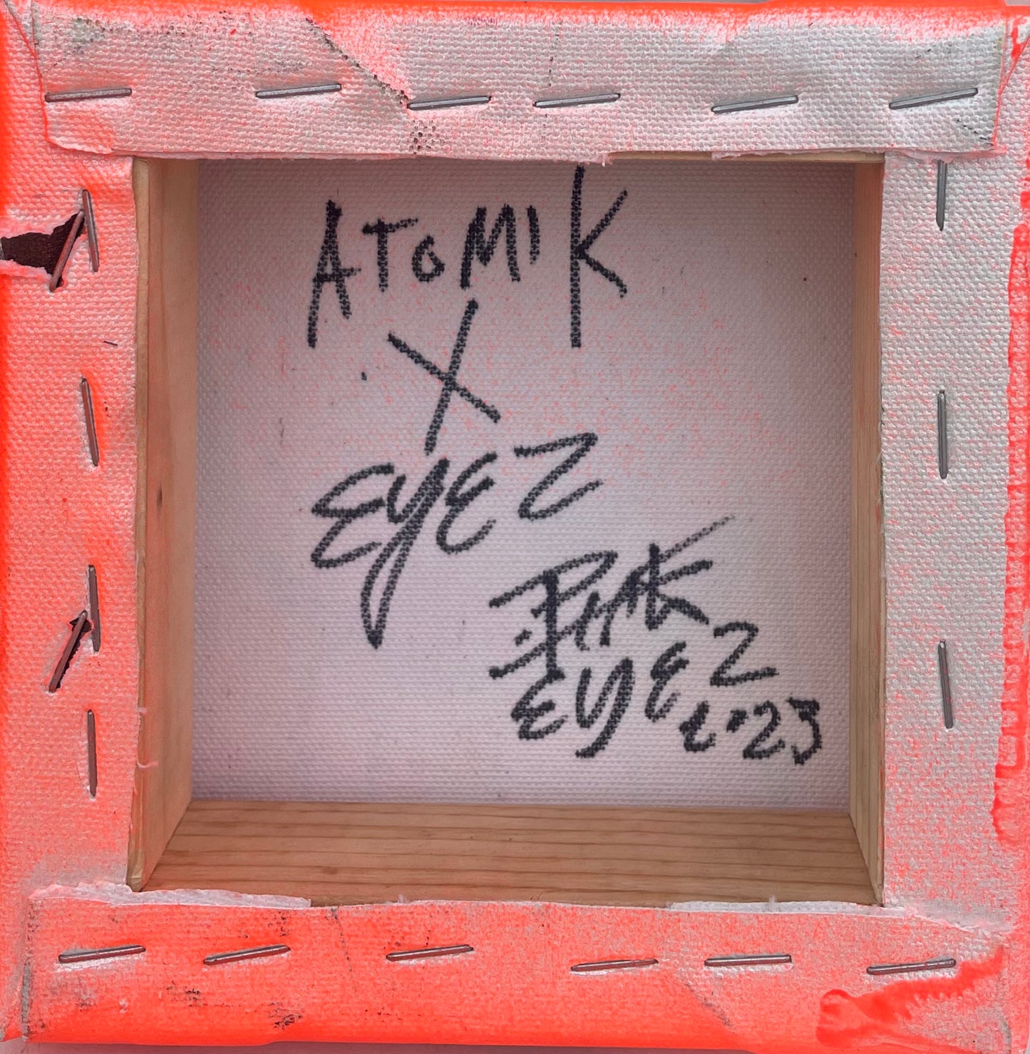 ATOMIK X @EYEZ C👁LLAB👁RATE Painting
