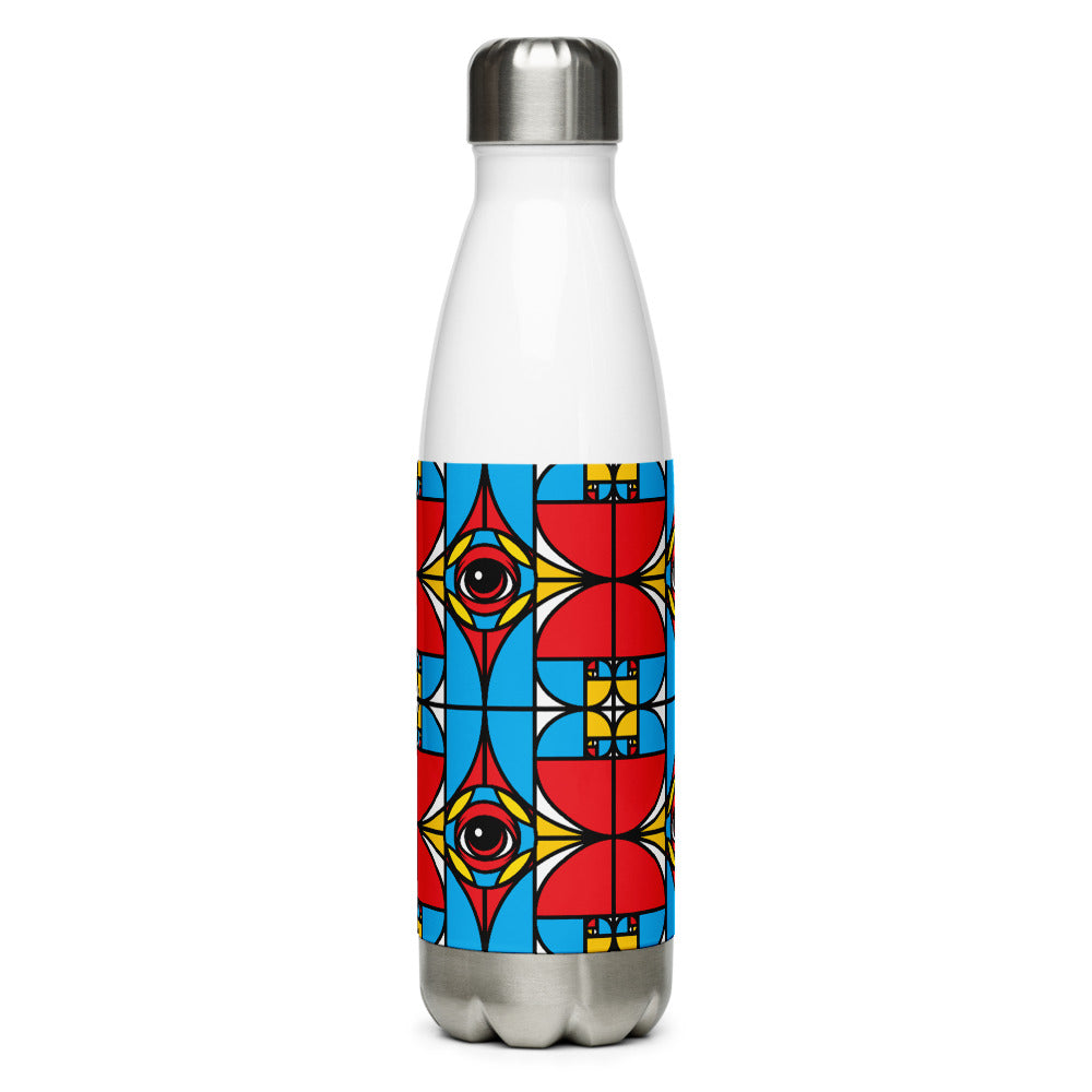 Golden Ratio Stain Glass Eyez - Stainless Steel Water Bottle