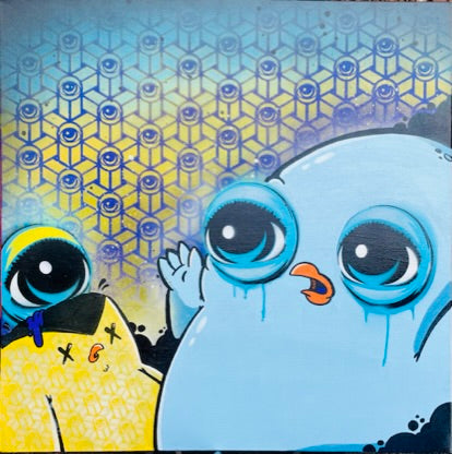 Bird milk @EYEZ C👁LLAB👁RATE Painting