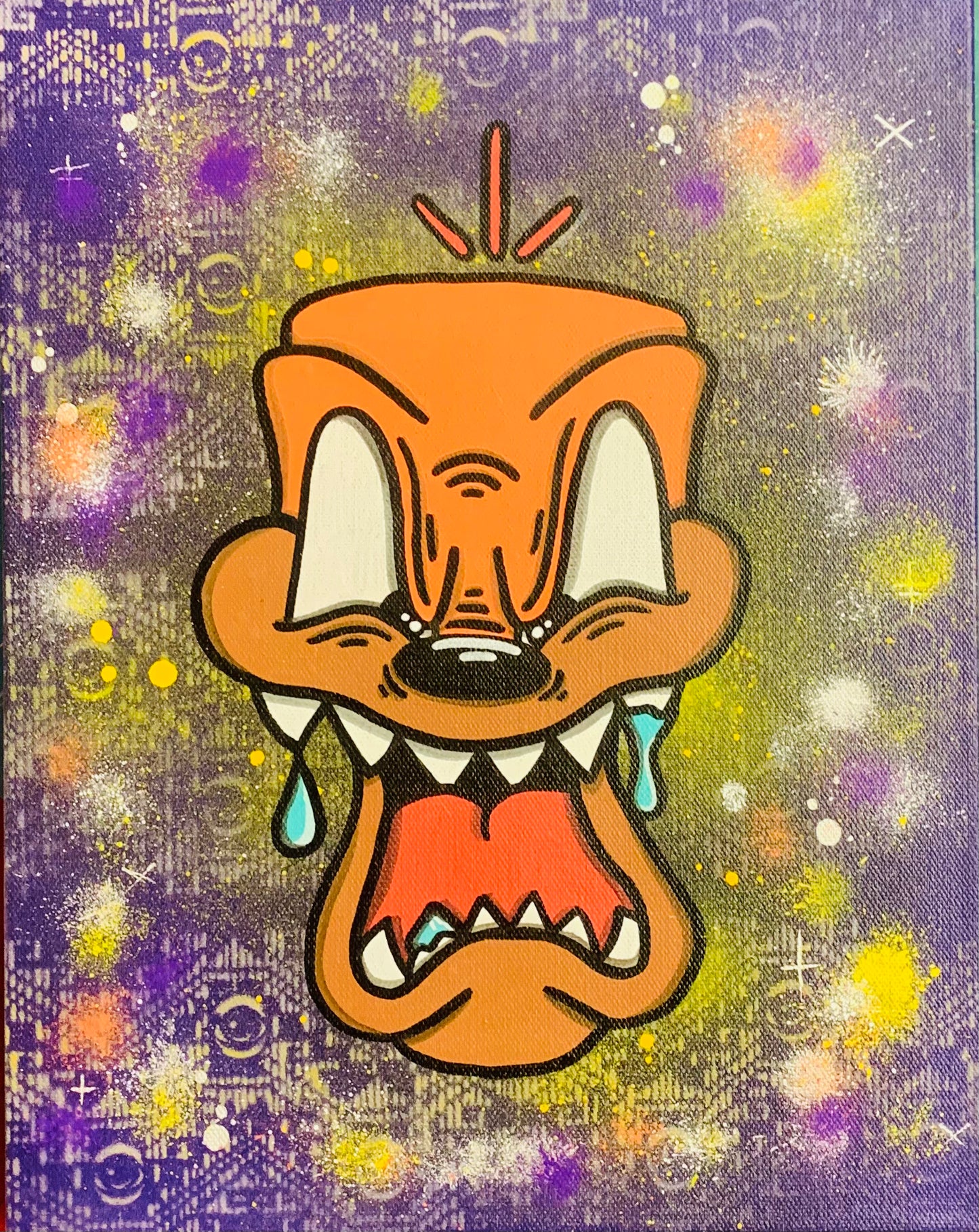 CakedUp x @EYEZ C👁LLAB👁RATE 8x10 canvas
