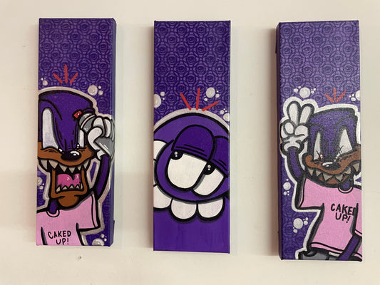 CakedUp x @EYEZ C👁LLAB👁RATE triptic