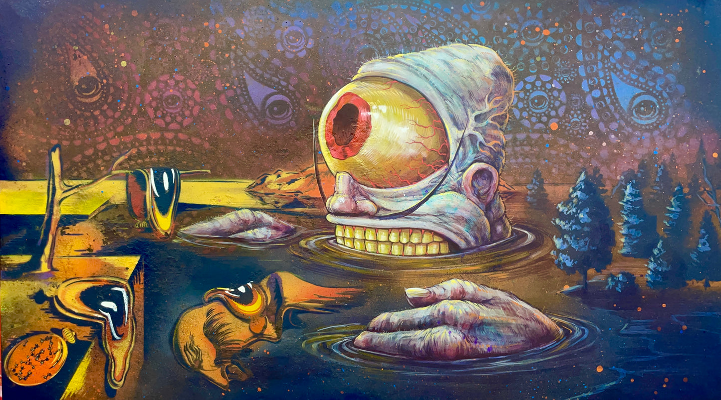 Killer Napkins Zomibe Dal EYEZ - @EYEZ C👁LLAB👁RATE Painting