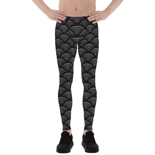 Men's GREY SCALLOP EYEZ ON LEGZ Megging's