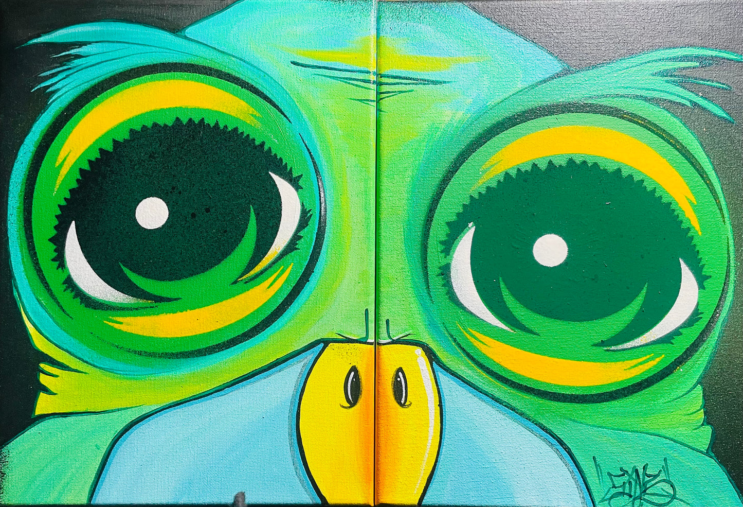Jesse Sins bird - @EYEZ C👁LLAB👁RATE Painting