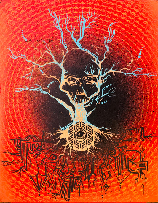 Yenna Hill "Tree of Life"  orange @EYEZ C👁LLAB👁RATE Painting