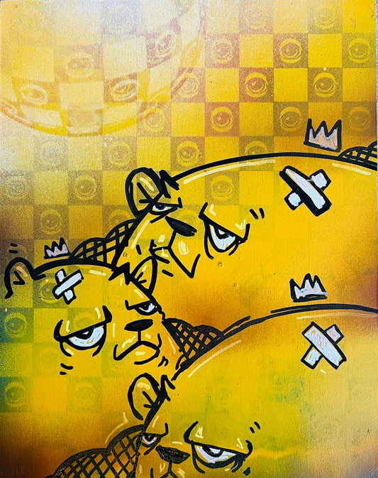 JC Rivera “BearEyez” checkered  @EYEZ C👁LLAB👁RATE
