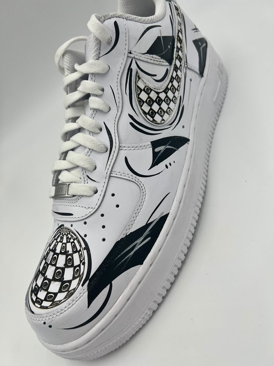 Brock Seals Eyez Force 1 Chess- @EYEZ C👁LLAB👁RATE Sneaker