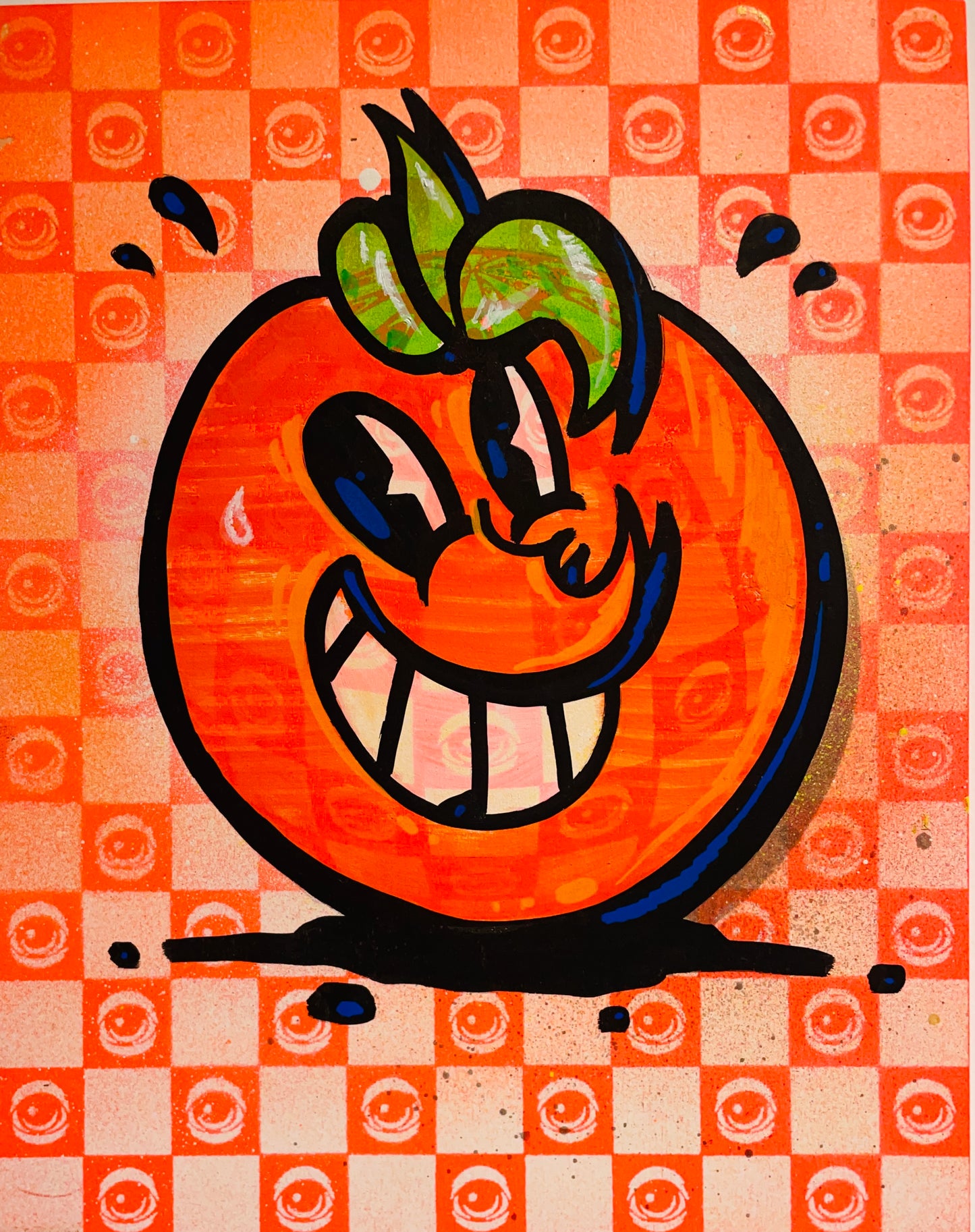 Atomik @EYEZ C👁LLAB👁RATE Orange