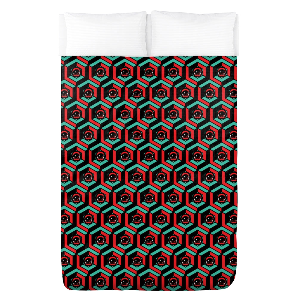 EYEZ Cubed Flannel Bedding