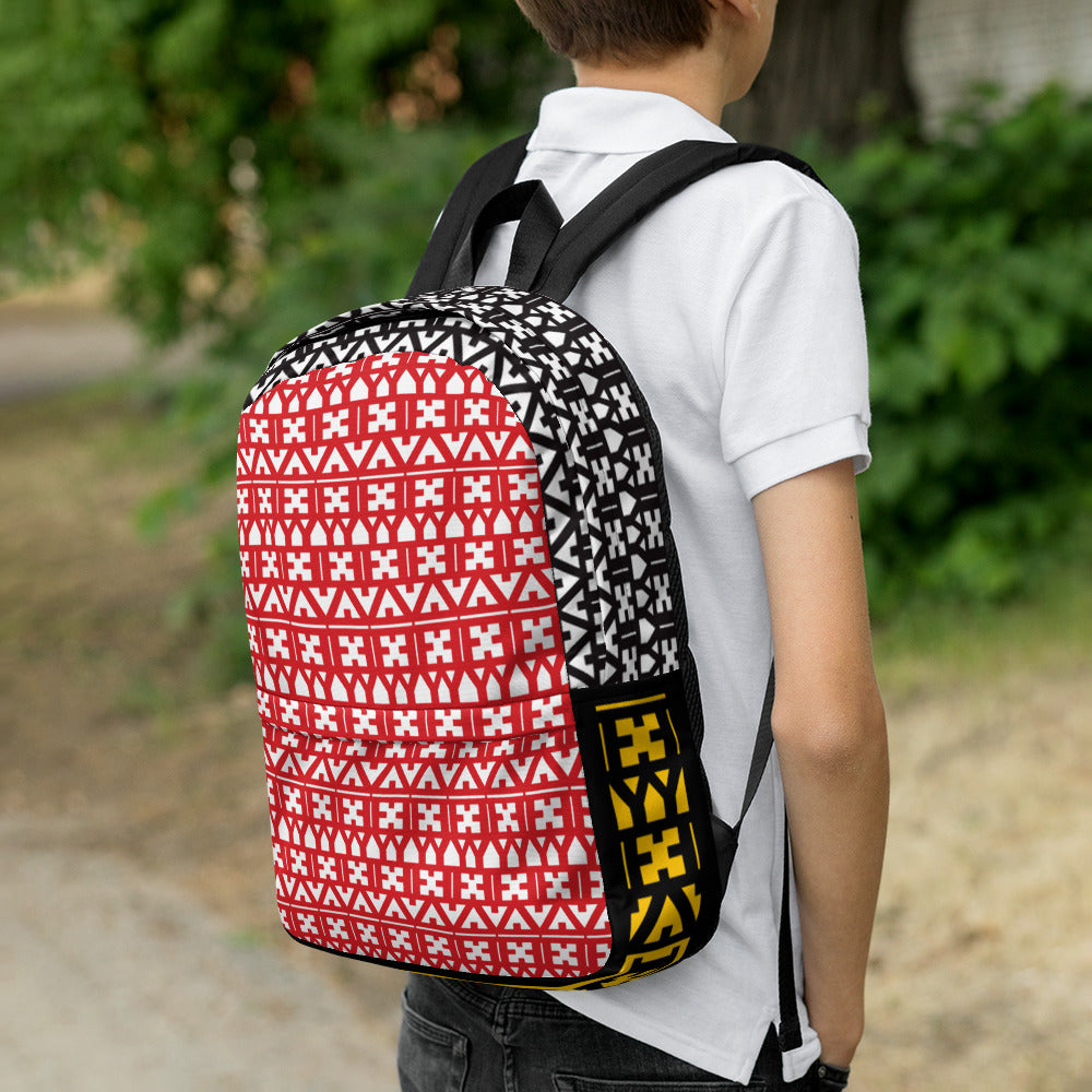 EYEZ Totem Pattern Backpack